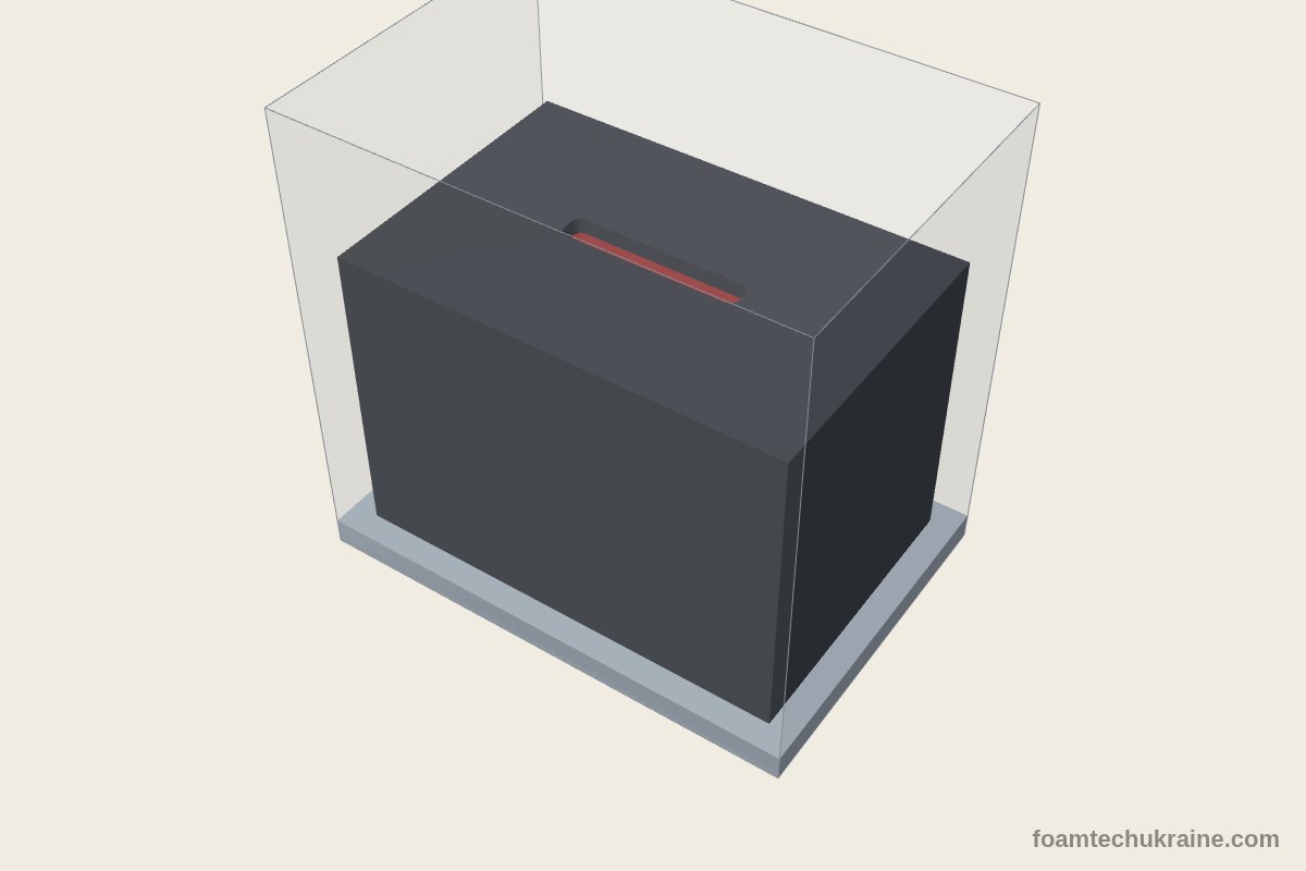 Ложемент для батарейки CR2032 — Стоячи, 20×3,2×20 мм