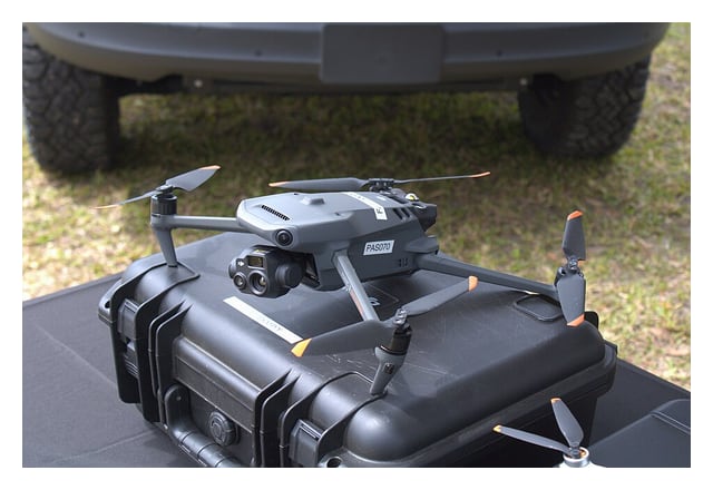 DJI Mavic 3T / 3E (Enterprise), складений