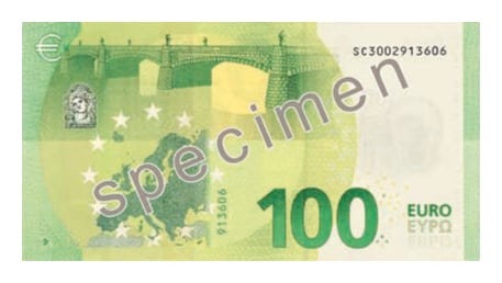Пачка банкнот 100 євро (100 шт.)