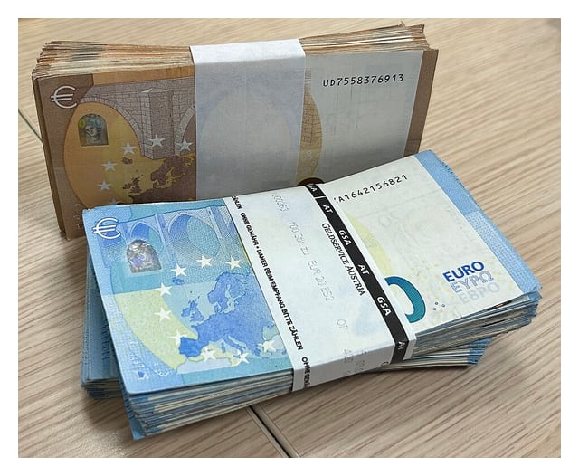Пачка банкнот 20 євро (100 шт.)