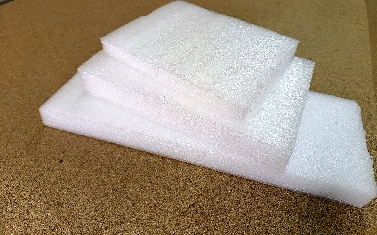 White non-cross-linked PE foam